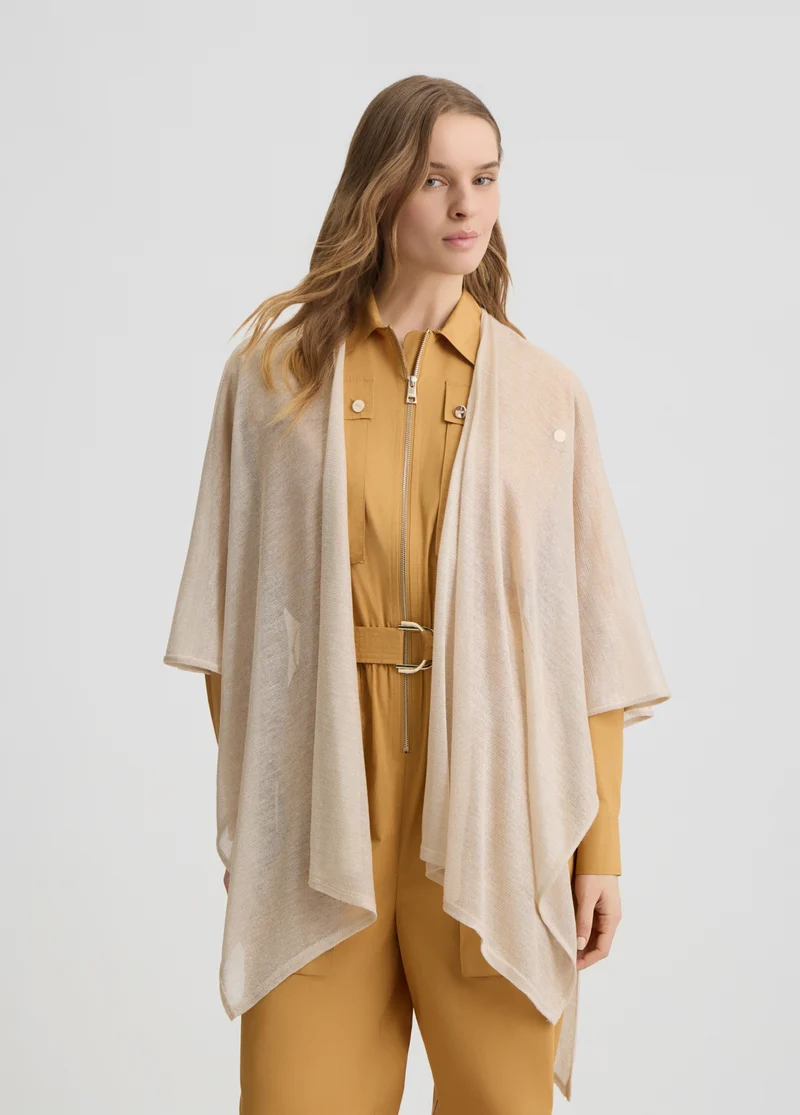 Lurexâ® Knit Poncho