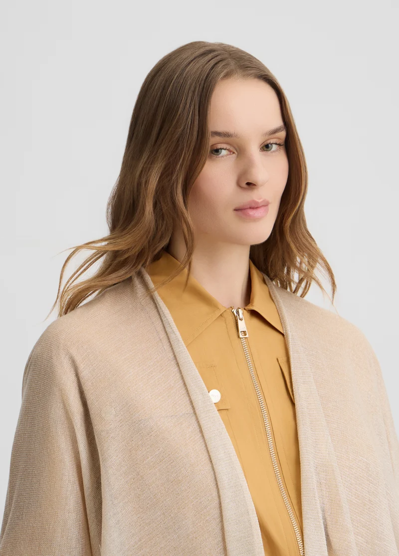 Lurexâ® Knit Poncho