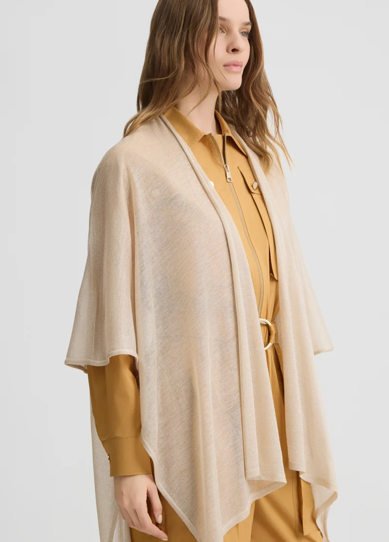Lurexâ® Knit Poncho