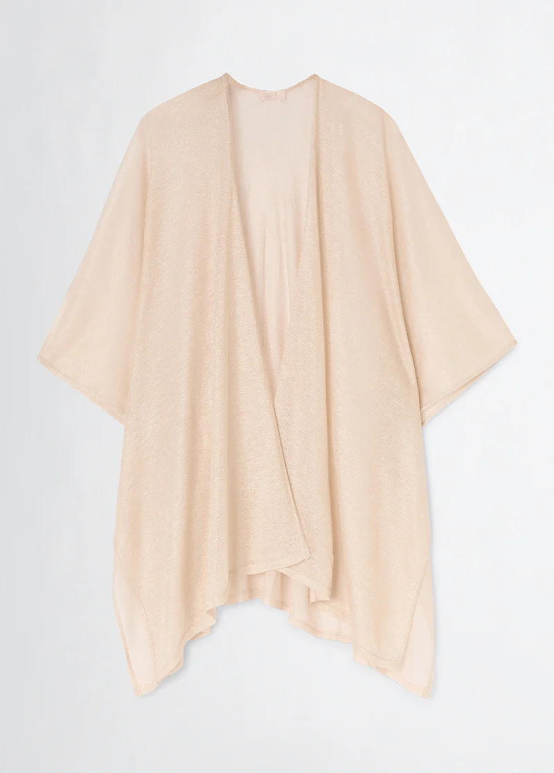 Lurexâ® Knit Poncho