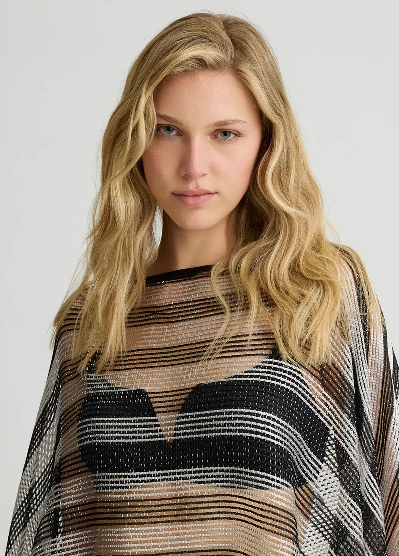 Striped Poncho