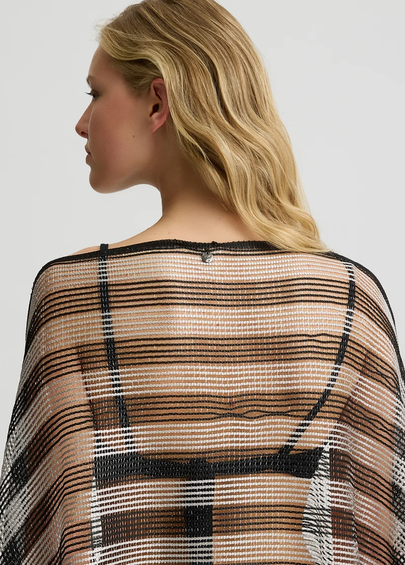Striped Poncho