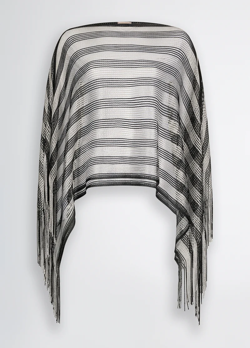 Striped Poncho