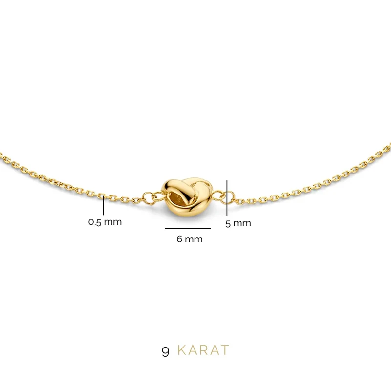 Beloro Jewels Della Spiga damen Armband 375 Gold BO320020