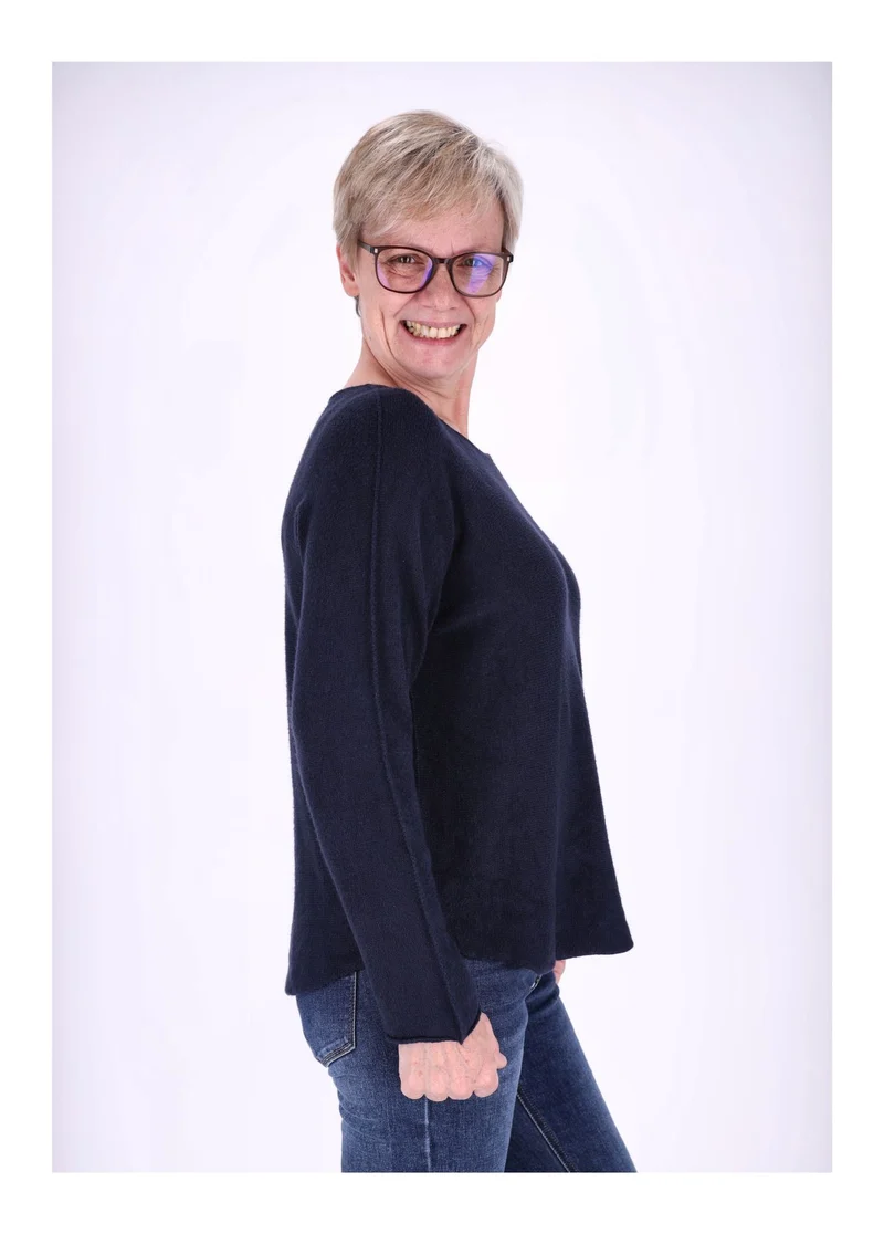 Splash of Color Strickpullover Rundhals Damen