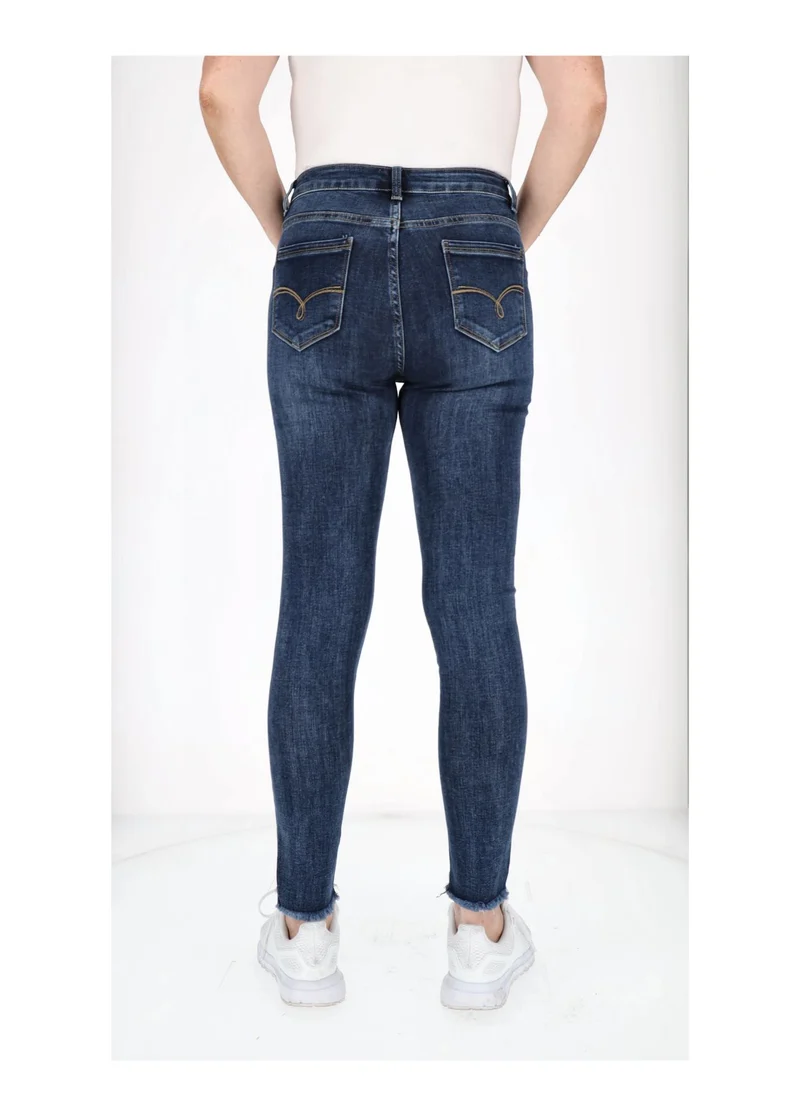 Splash of Color Skinny Jeans Damen