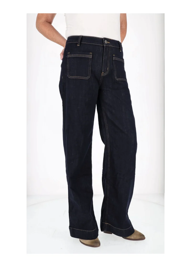 Splash of Color Jeans weites Bein