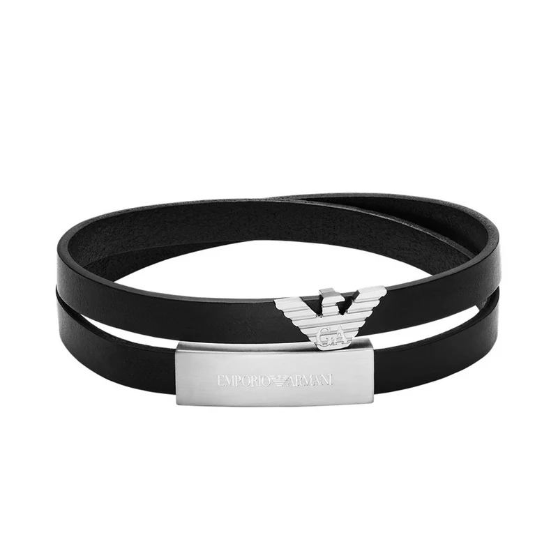 Emporio Armani Leather Men's Bracelet EGS3311040