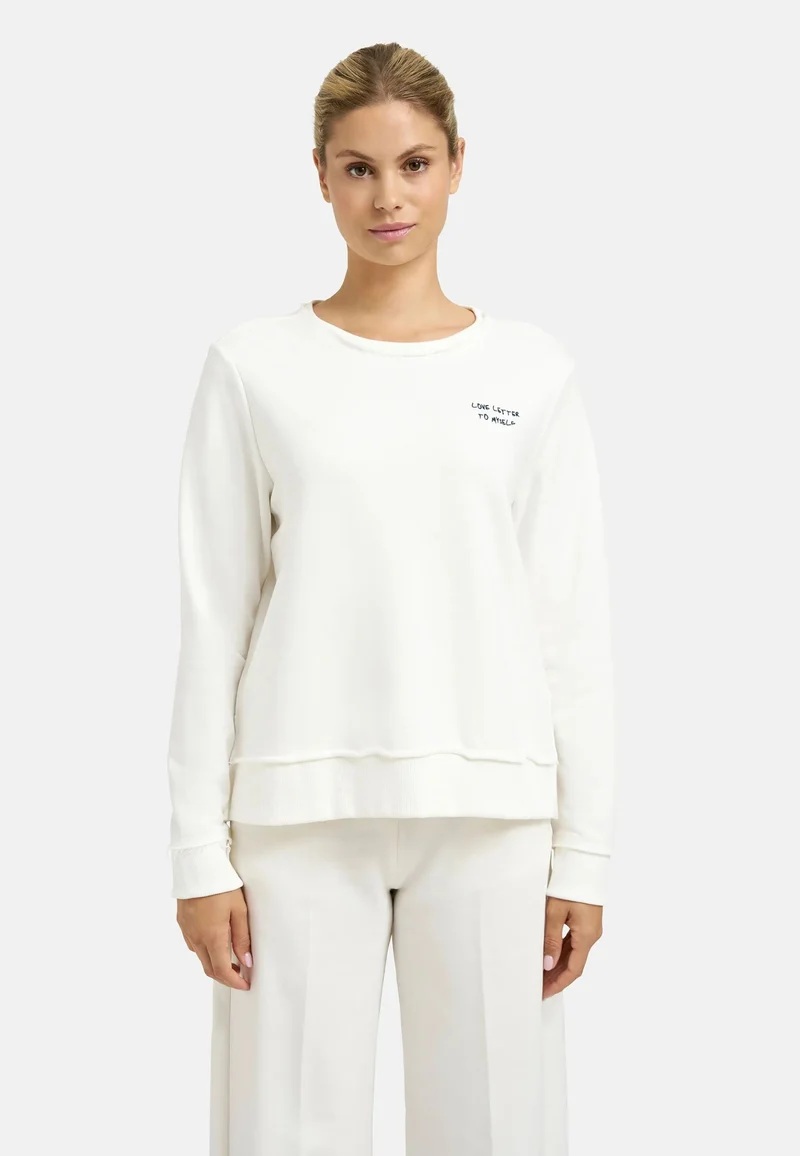 REGULAR SWEATSHIRT PRINT MIX, OFFWHITE