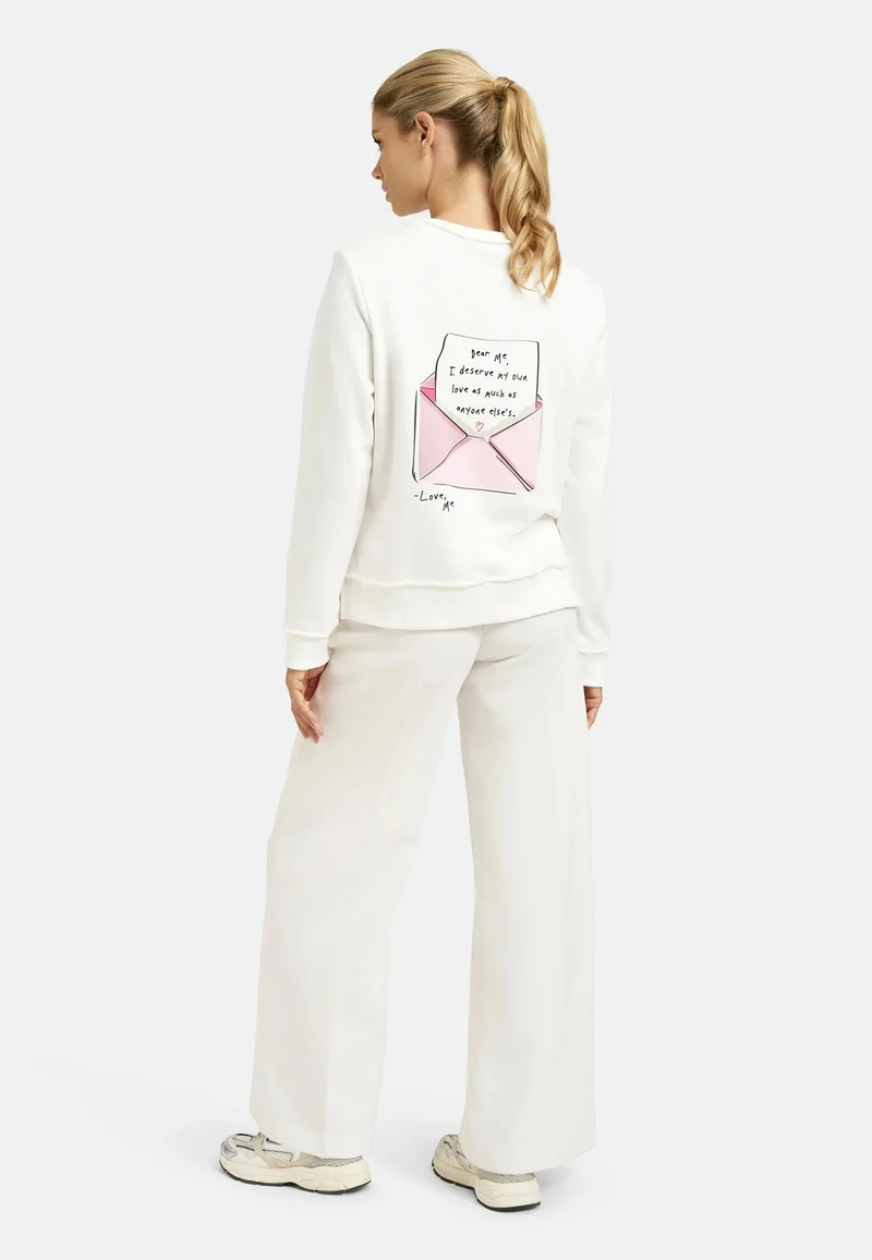 REGULAR SWEATSHIRT PRINT MIX, OFFWHITE