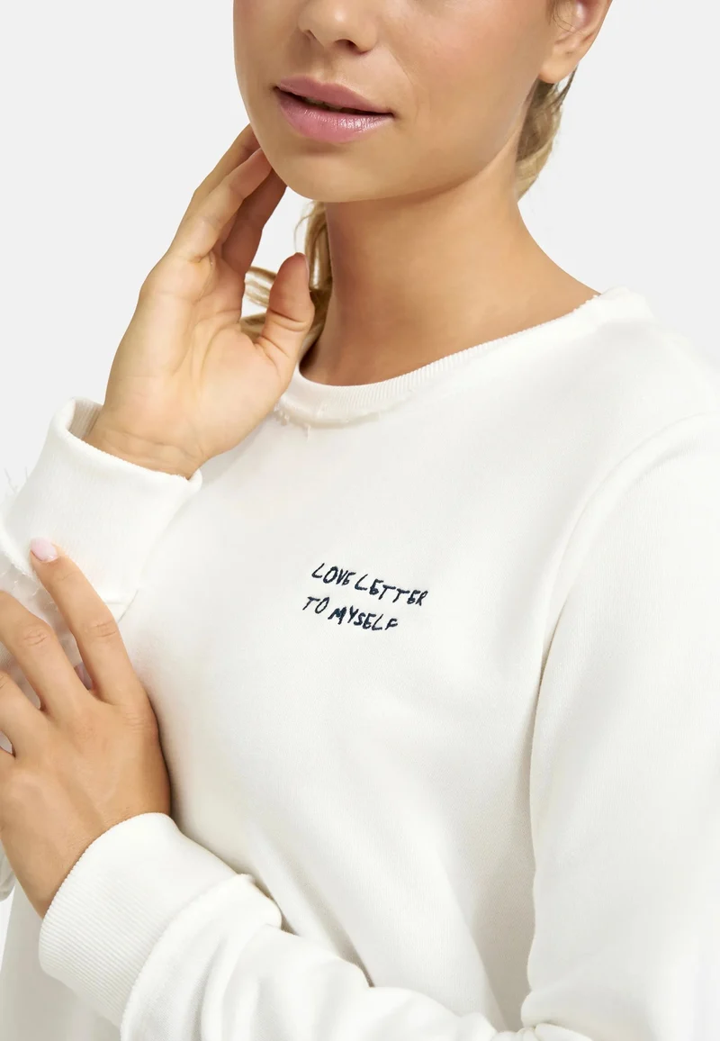 REGULAR SWEATSHIRT PRINT MIX, OFFWHITE