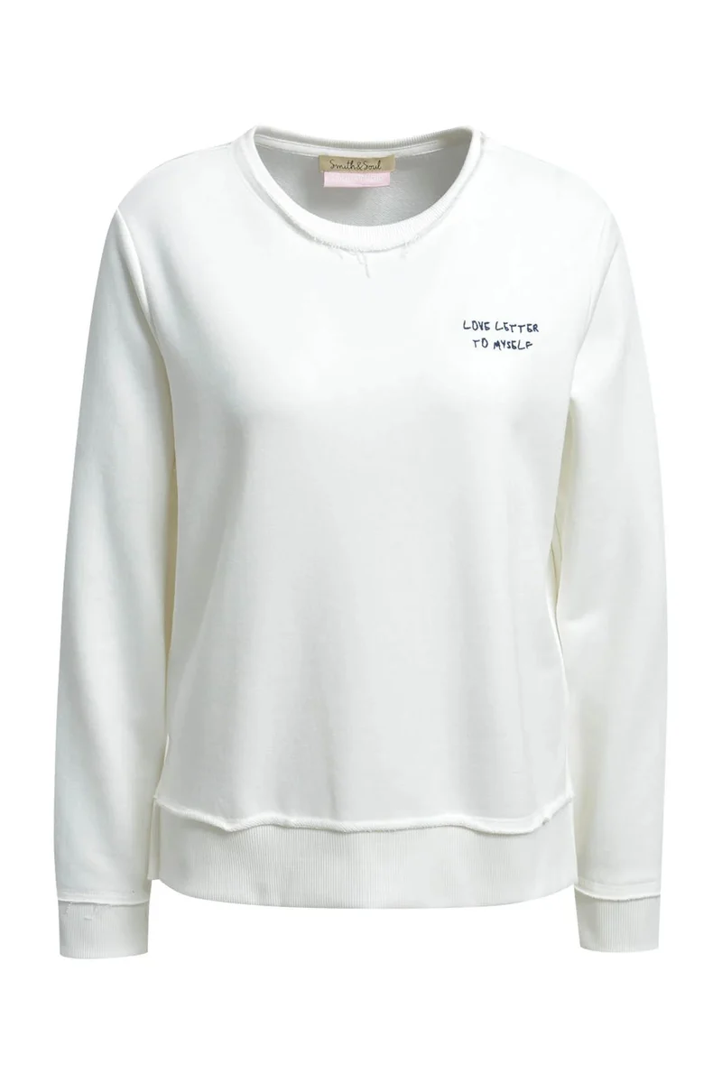 REGULAR SWEATSHIRT PRINT MIX, OFFWHITE