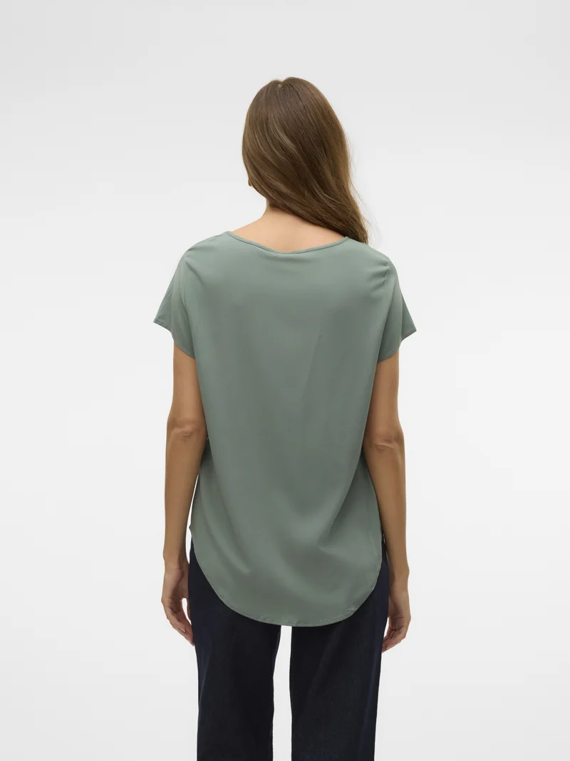 VMBELLA SS TOP WVN NOOS, Laurel Wreath
