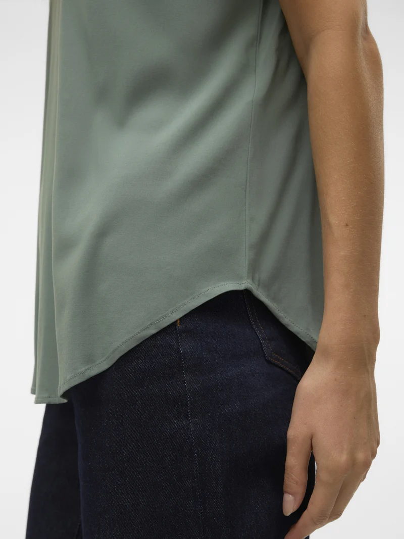 VMBELLA SS TOP WVN NOOS, Laurel Wreath