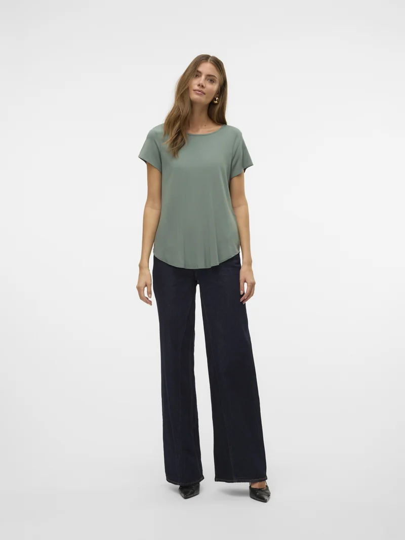 VMBELLA SS TOP WVN NOOS, Laurel Wreath