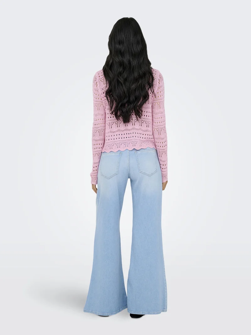 JDYSUN LAY L/S BOATNECK PULLOV. KNT, Fragrant Lilac