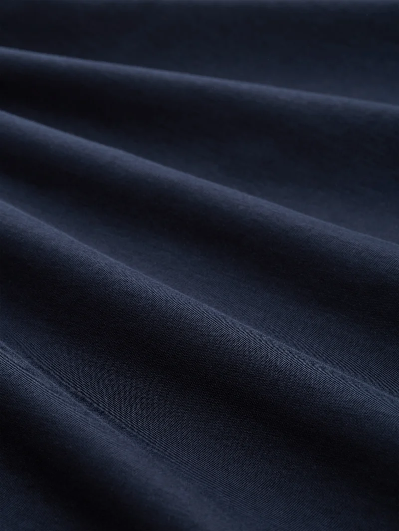 T-shirt boxy crew neck with pr, sky captain blue
