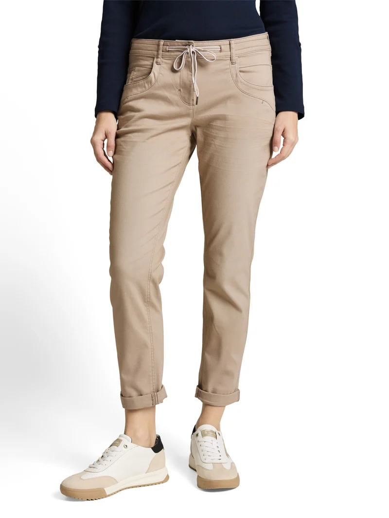 Tom Tailor Tapered relaxed, soft taupe grey
