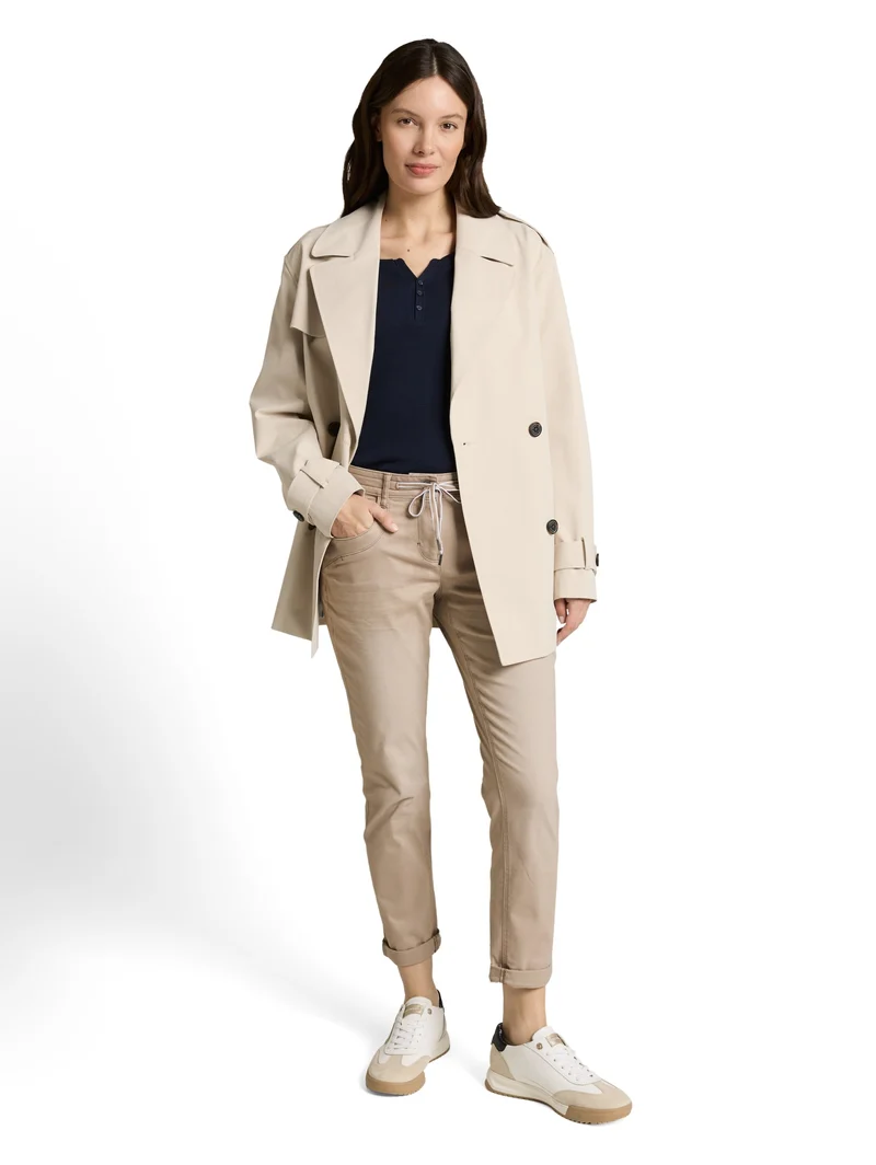 Tom Tailor Tapered relaxed, soft taupe grey