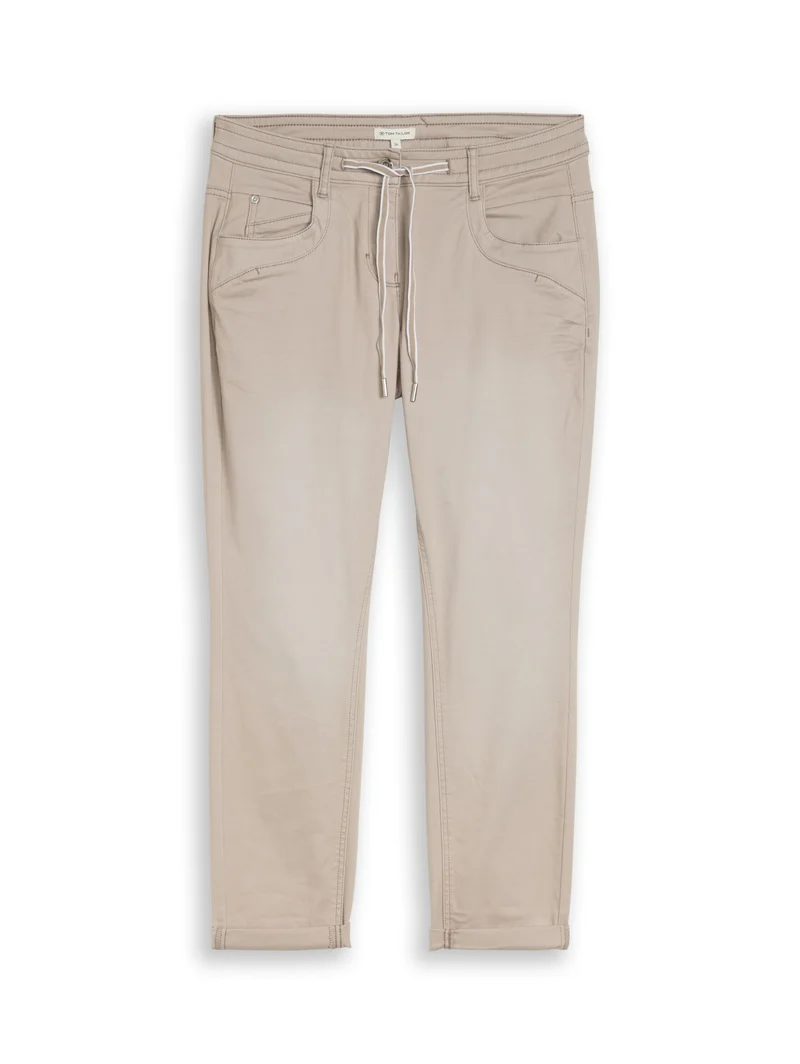 Tom Tailor Tapered relaxed, soft taupe grey