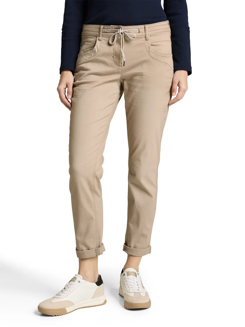 Tom Tailor Tapered relaxed, soft taupe grey