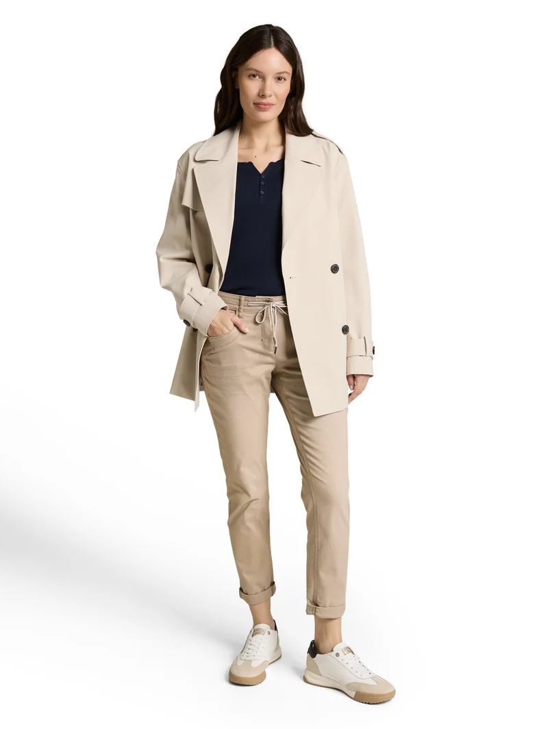 Tom Tailor Tapered relaxed, soft taupe grey