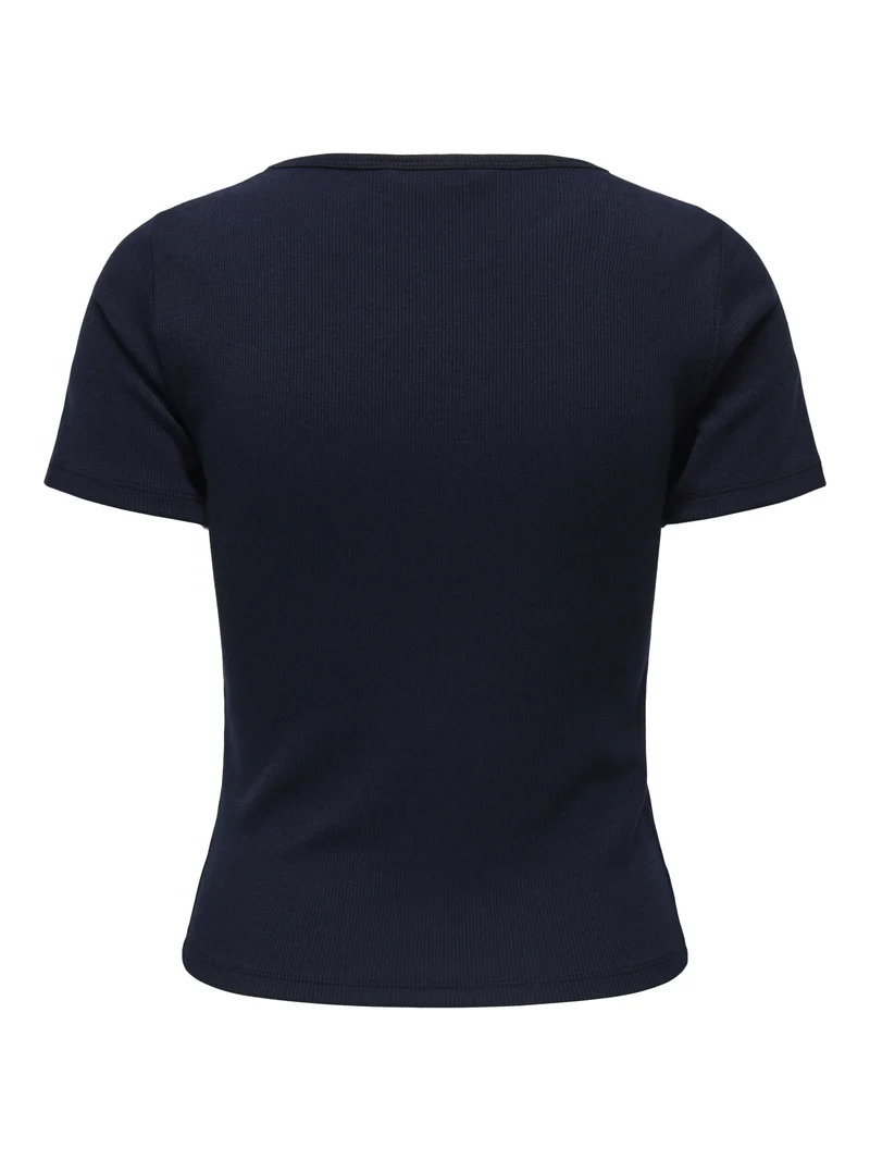 ONLELVA JUNE EMB S/S TEE JRS NOOS, Night Sky/CD HEART