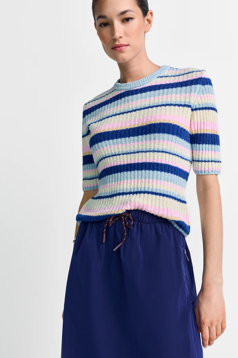 Striped Short Sleeved Crew-Neck, original
