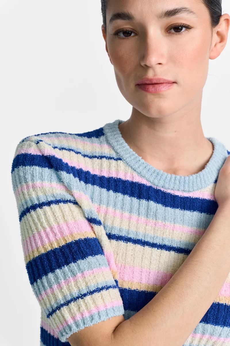 Striped Short Sleeved Crew-Neck, original