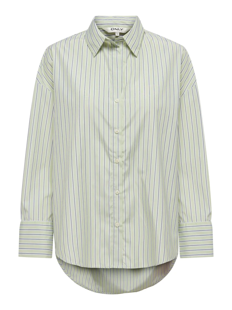 ONLOREGON ALVA LS REG SHIRT NOOS WV, Celadon Green/DOUGLAS FIR