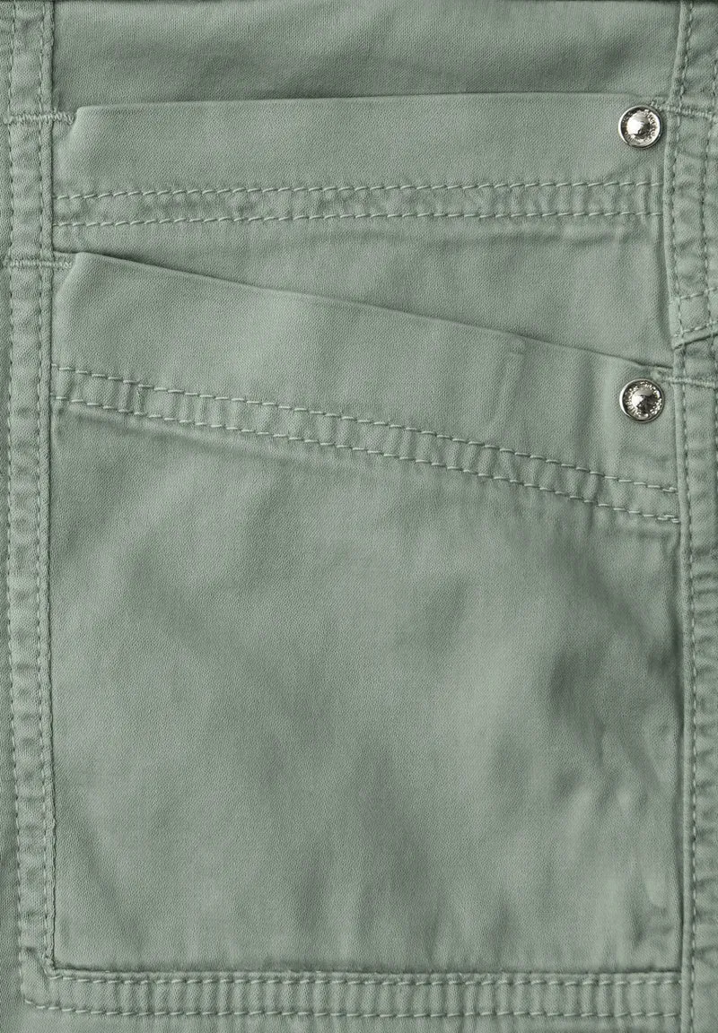 LTD QR Bonny Cargo Lyocell Jog, dark mint green
