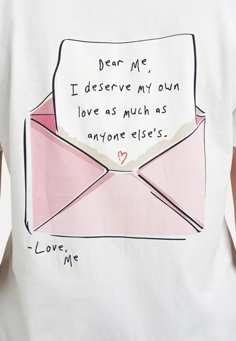 REGULAR T-SHIRT PRINT MIX, SUGAR