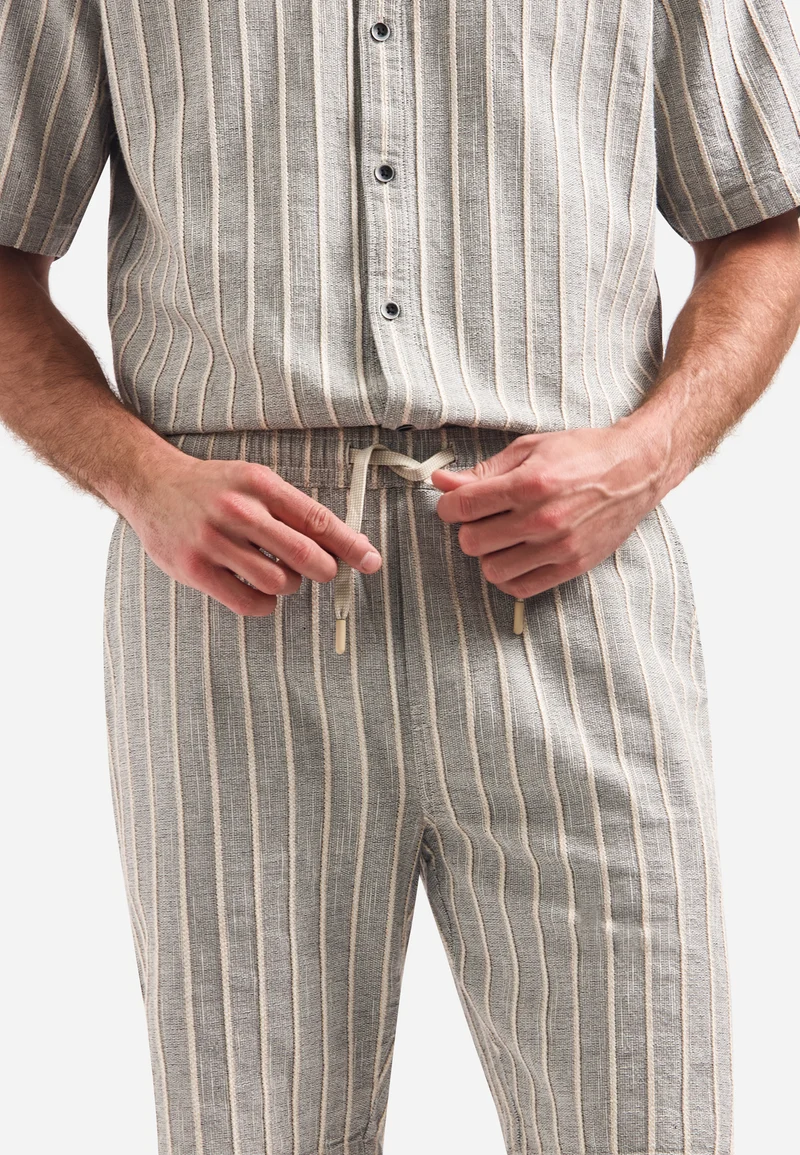 Short Chino Striped, Sand