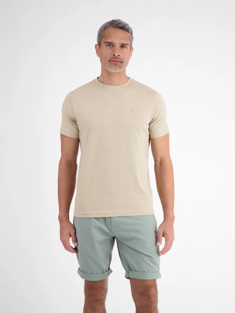 T-SHIRT/SERAFINO 1/2 ARM, GRAVEL BEIGE