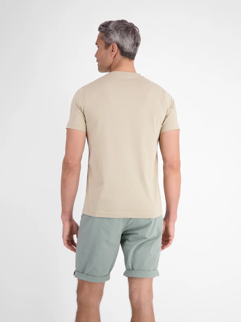 T-SHIRT/SERAFINO 1/2 ARM, GRAVEL BEIGE