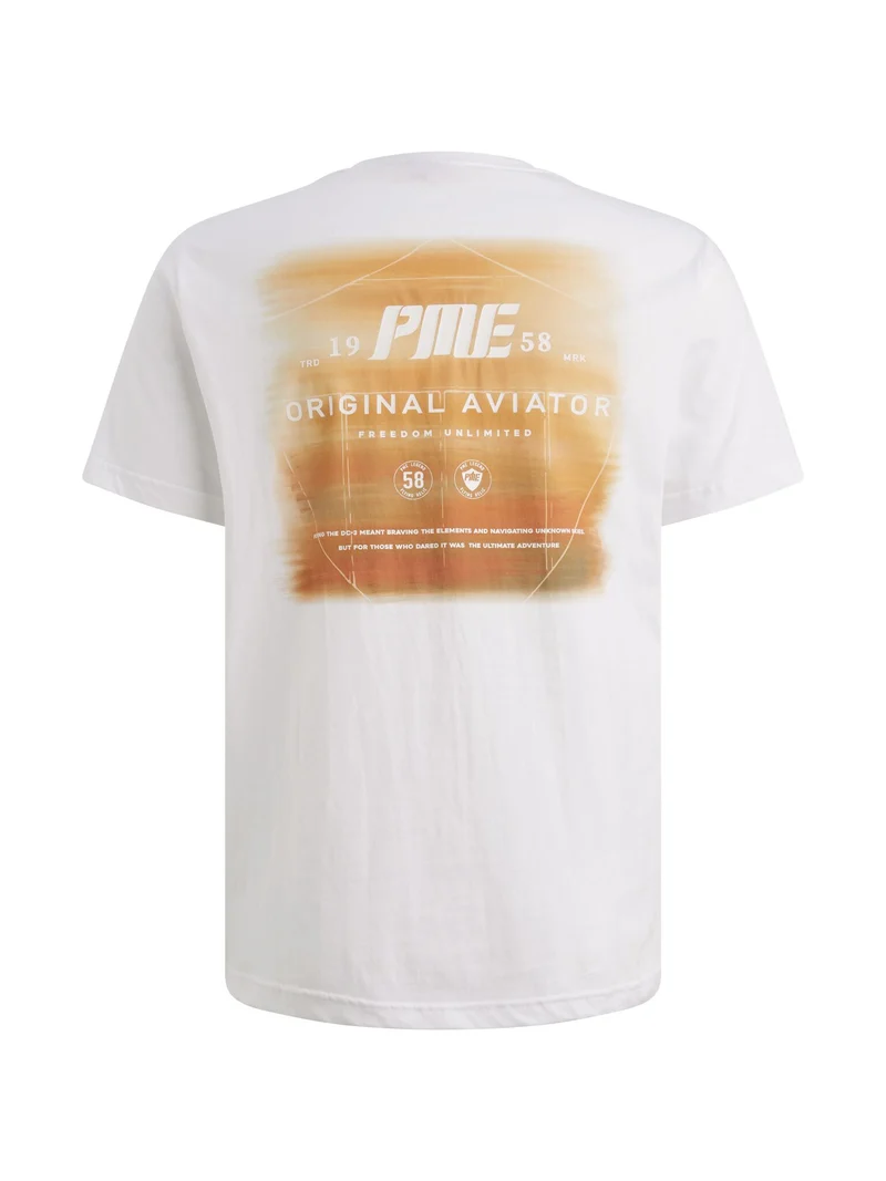 Short sleeve r-neck single jersey, Bright White