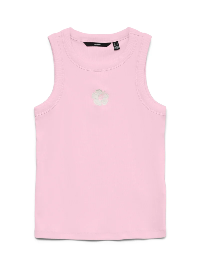 VMNIRA CAISA SL TANK TOP BOX JRS, Pink-A-Boo/HIBISCUS