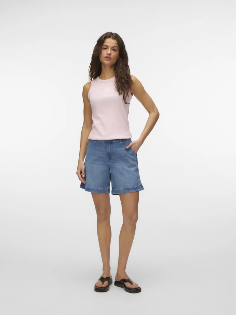 VMNIRA CAISA SL TANK TOP BOX JRS, Pink-A-Boo/HIBISCUS