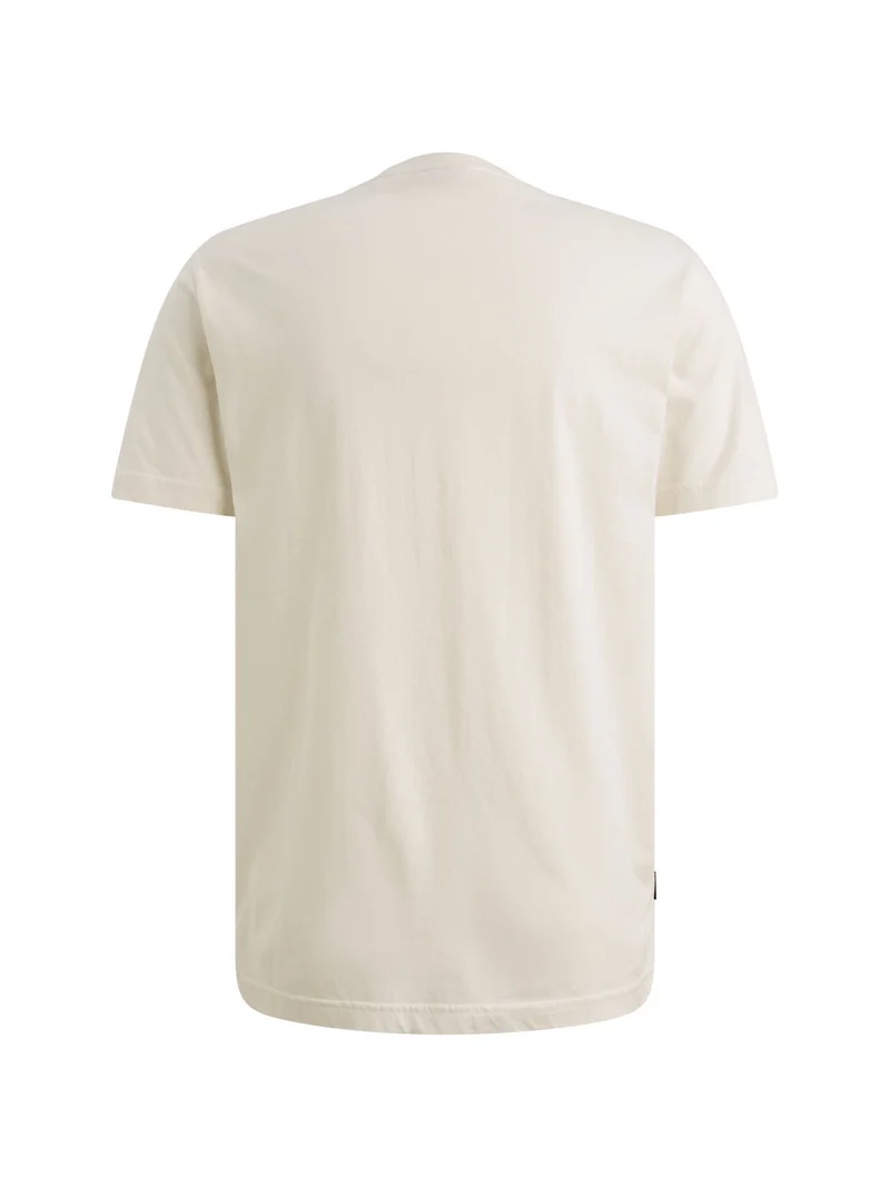Short sleeve r-neck big art packag, Egret