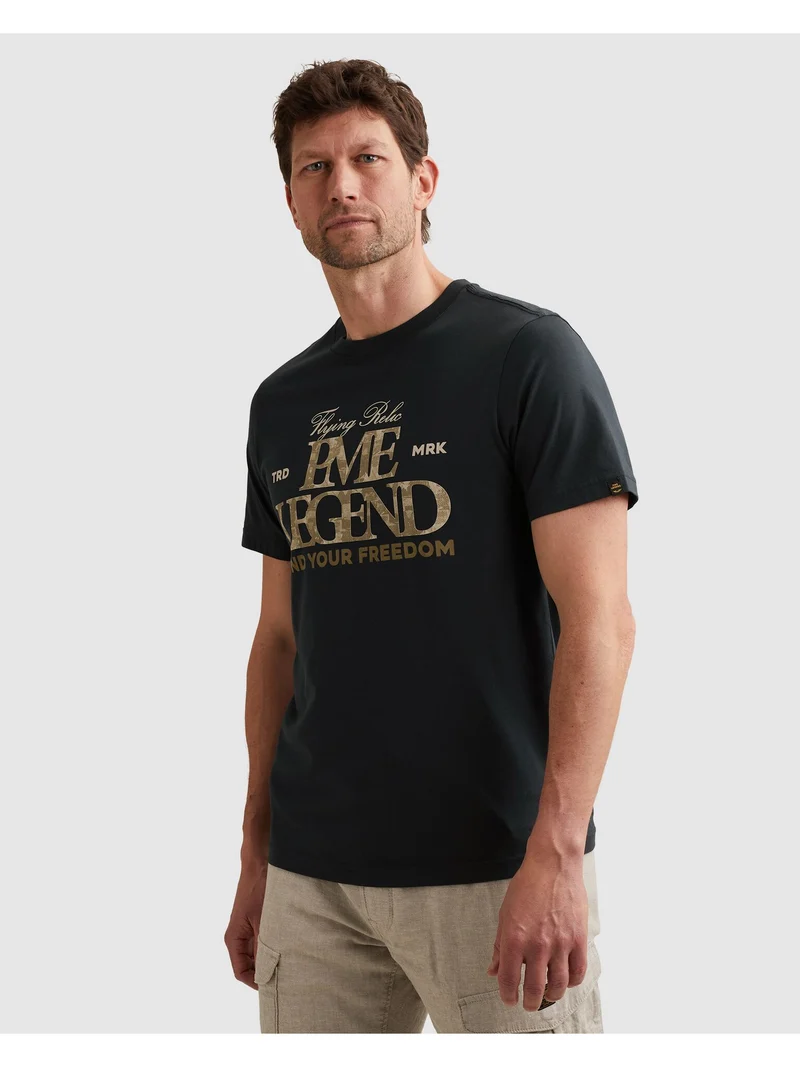 Short sleeve r-neck big art packag, Carbon