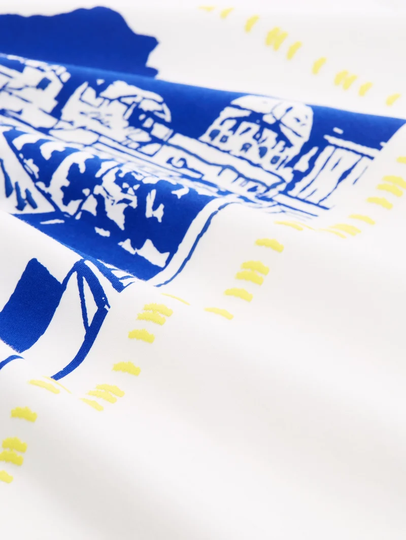 T-Shirt with artwork, Whisper White