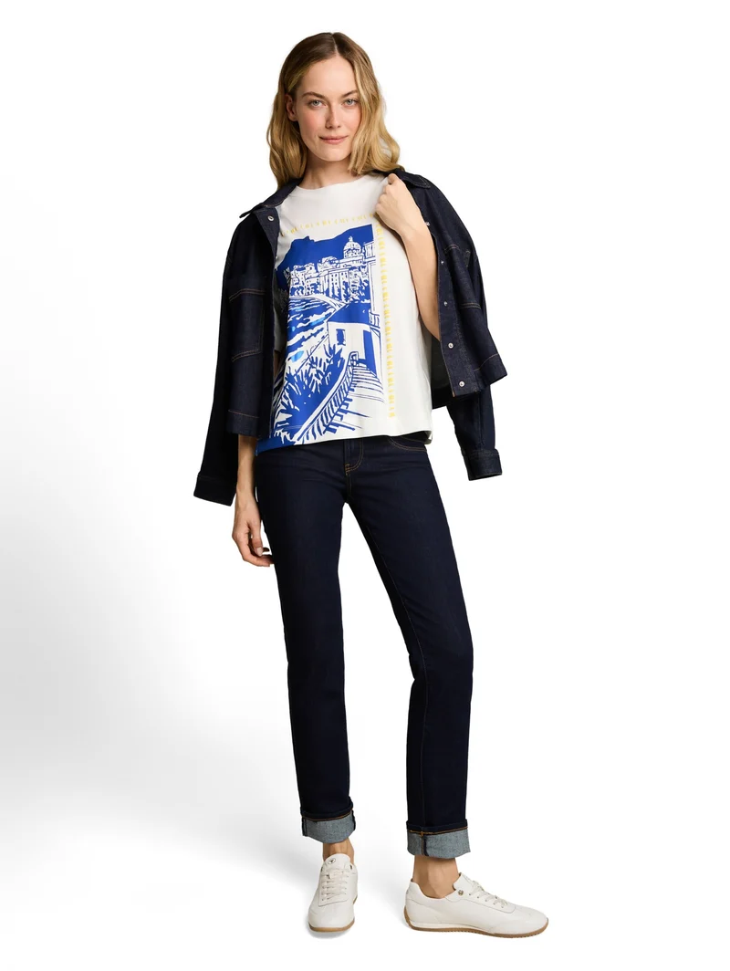 T-Shirt with artwork, Whisper White