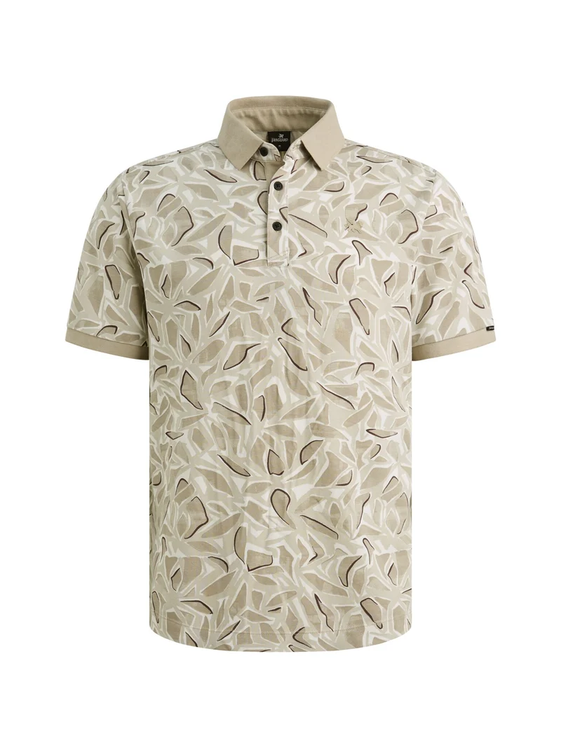 Short sleeve polo stretch pique bl, Pure Cashmere