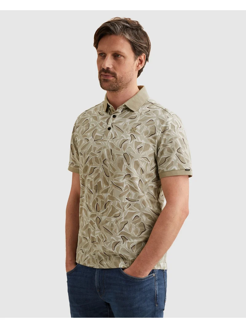 Short sleeve polo stretch pique bl, Pure Cashmere