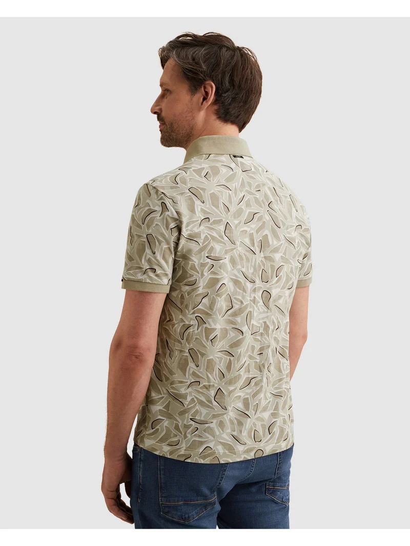 Short sleeve polo stretch pique bl, Pure Cashmere