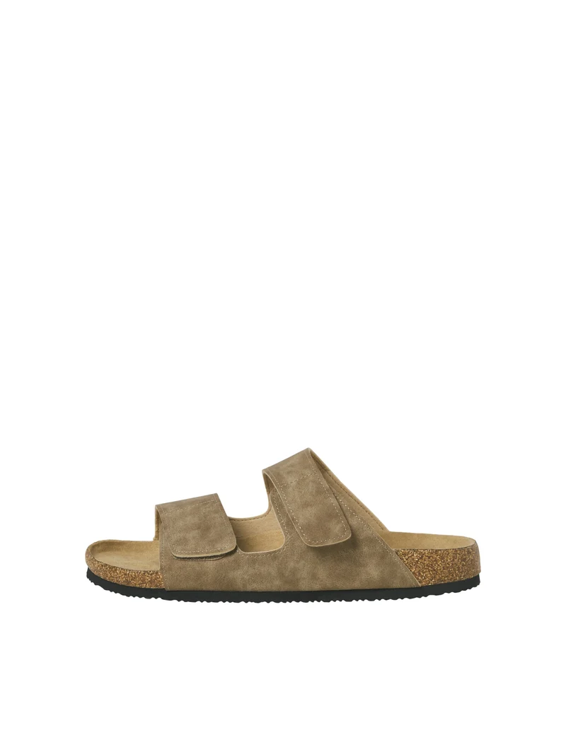 JFWCENTRAL STRAP SANDAL LN, Taupe Gray/PU Nubuck