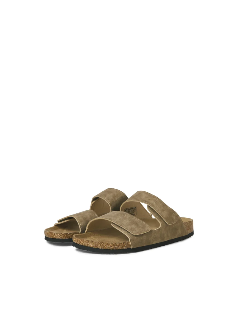 JFWCENTRAL STRAP SANDAL LN, Taupe Gray/PU Nubuck