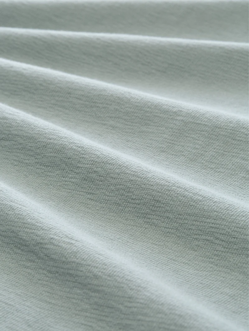 solid structured t-shirt, green mist
