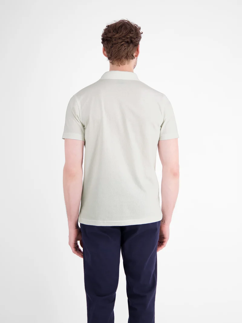 POLO 1/2 ARM, BROKEN WHITE
