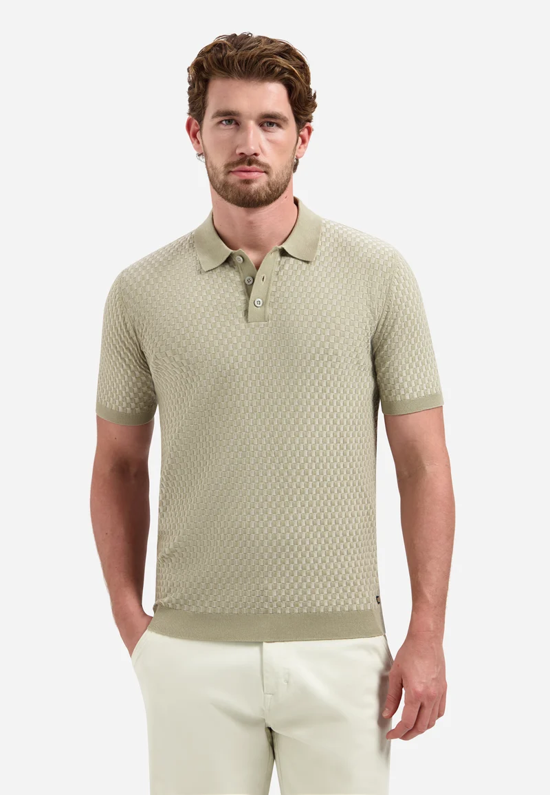 Pullover Short Sleeve Polo, Taupe